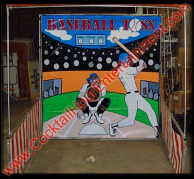 carnival baseball toss game