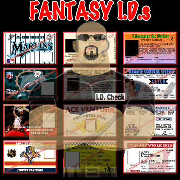 fantasy fake I.D.s package