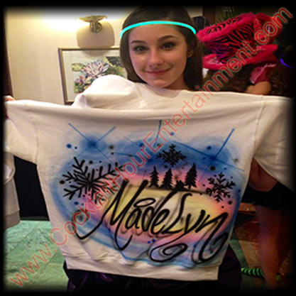 Bat Mitzvah Airbrush Party Favors