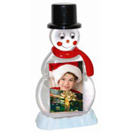 photo favor snow globe snow man